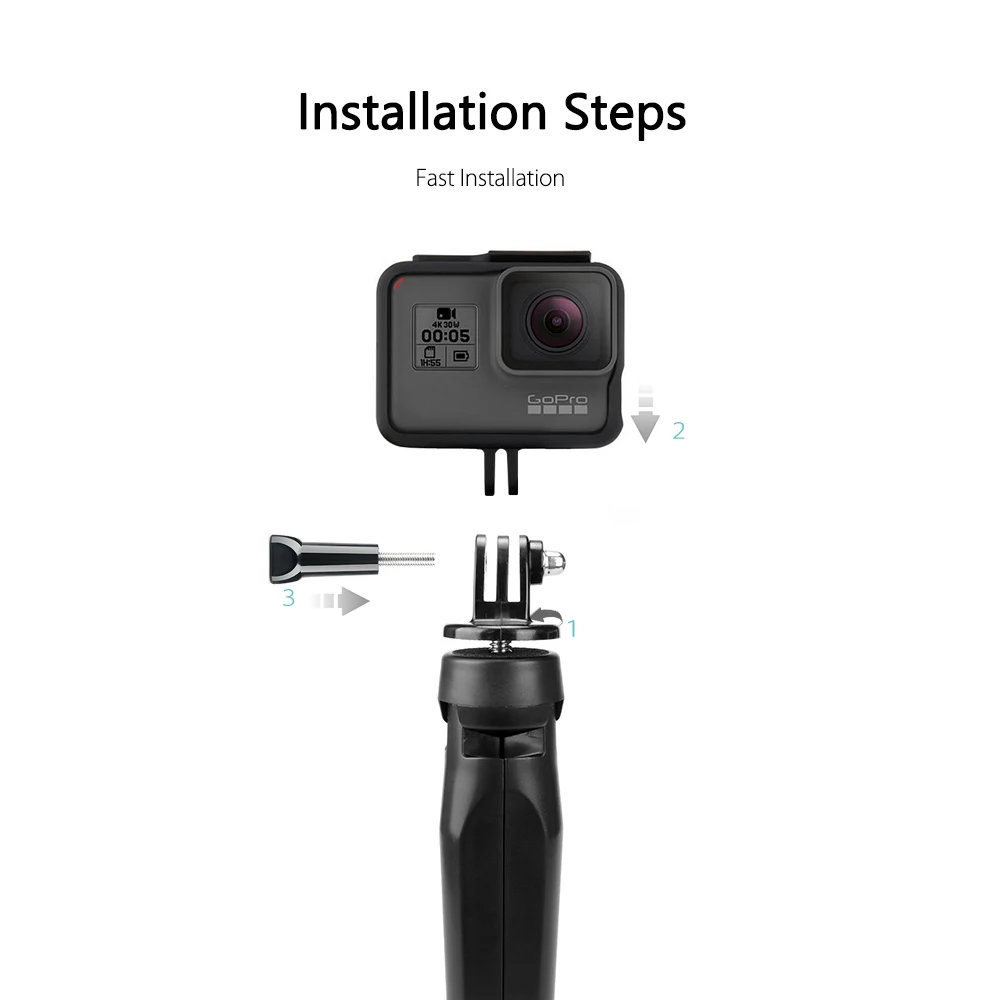 Штатив Vamson для Xiaomi селфи палка iPhone Экшн камера Yi 4K DJI OSMO аксессуары Gopro Hero 7 6 5