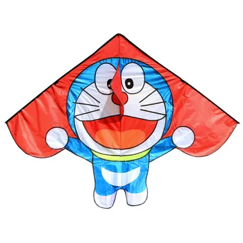 

free shipping high quality doraemon kite line children kite flying toys nylon kite factory paragliding bird kite accessory myxa