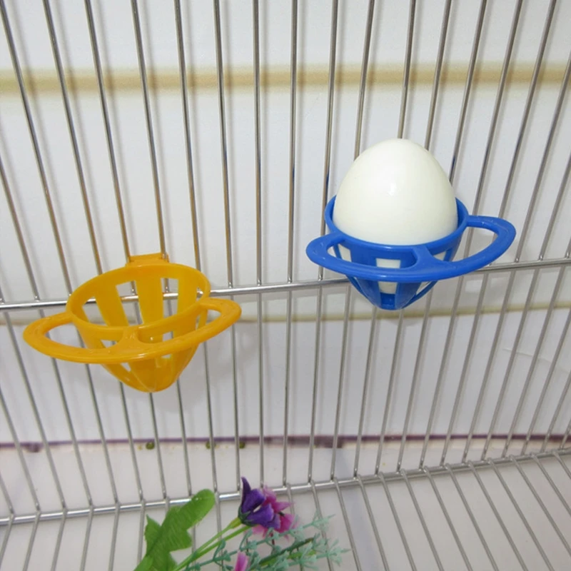 

Parrot Feeder Basket Egg Mini Vegetable Fruit Feeding Bird Container Cage Supply