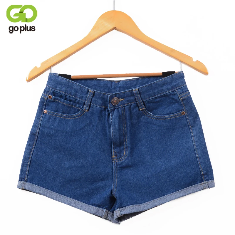 GOPLUS 2018 New Hot Women’s Jeans High Waist Stretch Denim Shorts Slim Jeans Feminino Brand Summer Spring Plus Size 26-32 C2296