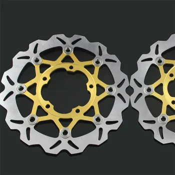 

High Quality Motorcycle Front Floating Brake Disc Rotor For SUZUKI GSXR600/750 2006 2007 2008 2009 2010 GSXR1000 K5 2005 2006