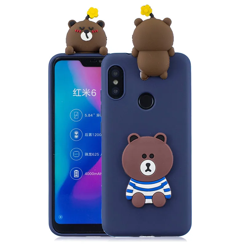 Для xiaomi mi a2 lite чехол для Coque xiaomi mi A2 Lite Xio mi A1 A2 A 2 lite чехол 3D единорог панда кукла мягкий чехол для телефона s - Цвет: I