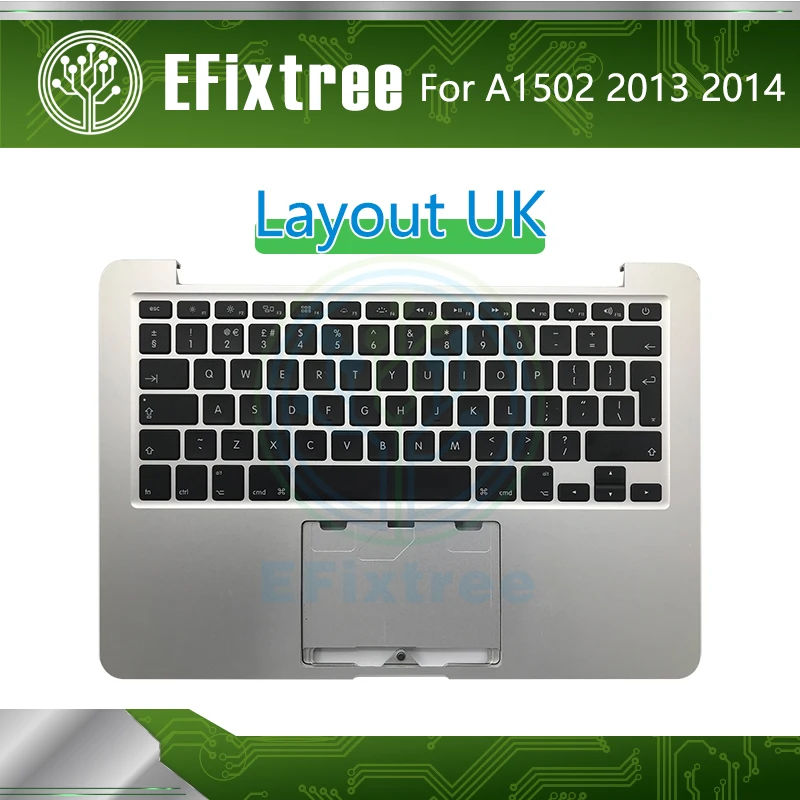 

2013 2014 Year A1502 C case Topcase With Keyboard UK English For Macbook Pro Retina 13" Top Case Palmrest With Layout