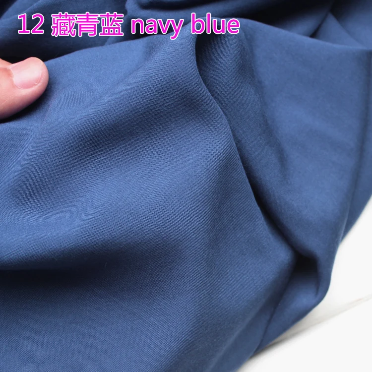 

Navy Blue Viscose Fabric Cotton Fabric Silk Artificial Cotton Fabric Skirt fabric 60" Wide Sold By The Yard Free Shipping
