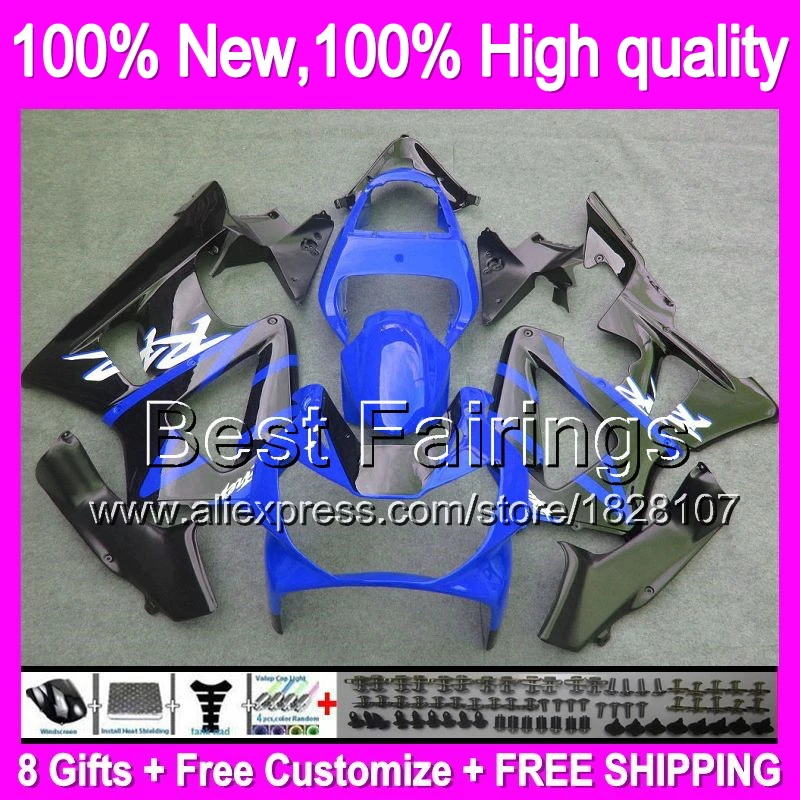 

Fairing For HONDA CBR900RR Blue black CBR929 RR 00 01 36B26 CBR 929RR 00-01 CBR 929 RR CBR929RR gloss blue 2000 2001 +decal