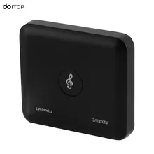 DOITOP 2 in 1 Wireless Bluetooth Audio Adapter For Speaker TV PC MP3 MP4 Projector Transmitter
