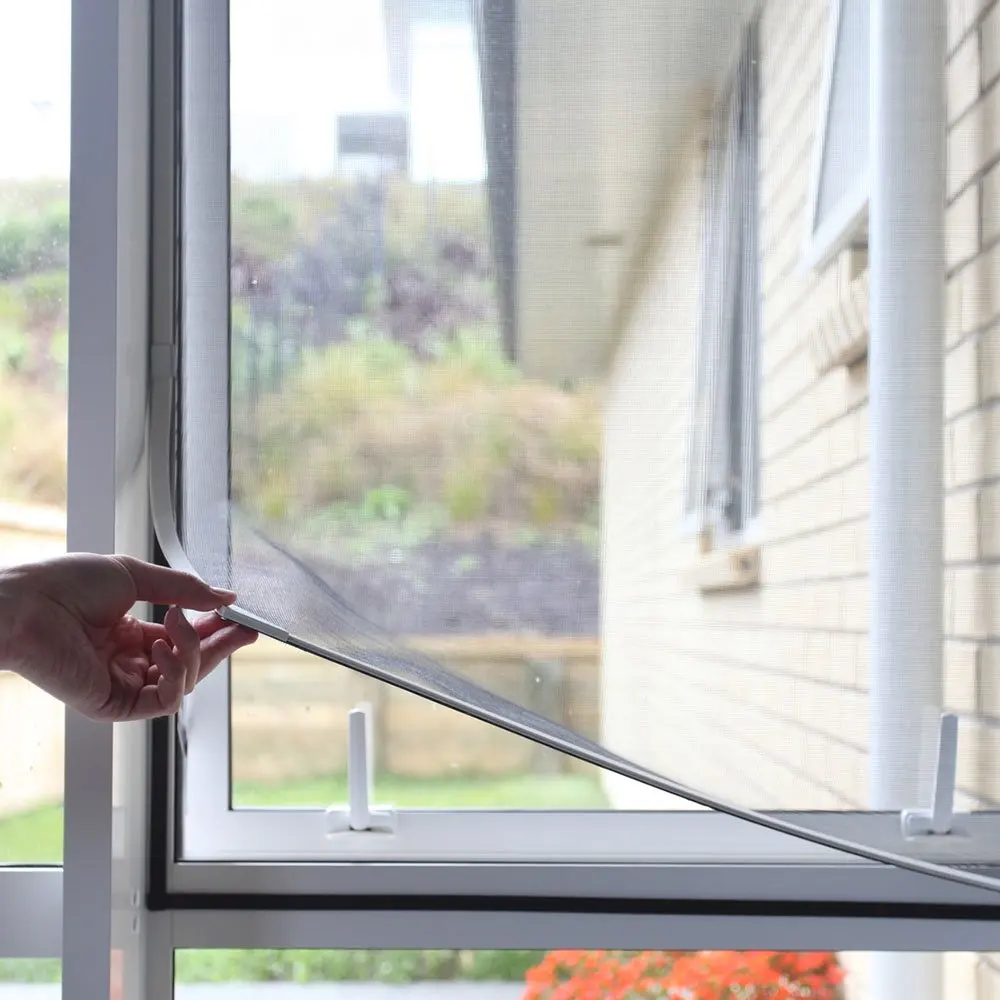 

Adjustable DIY Magnetic Window Screen windows Removable Washable, Assembly Accessories,Invisible Fly Mosquito Screen Net Mesh