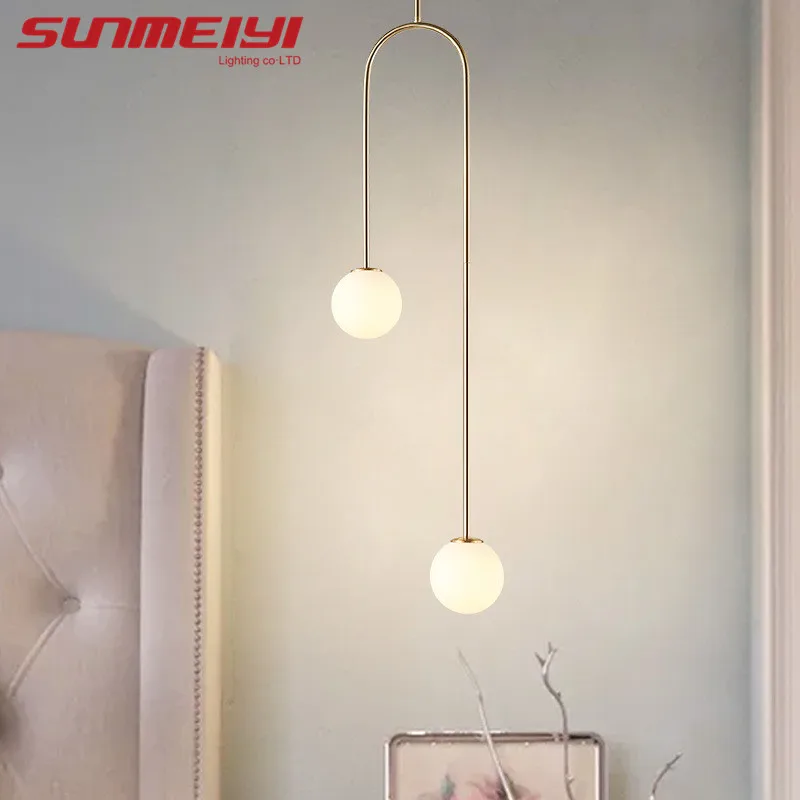 LED Postmodern Nordic Iron Glass Bubbles Designer Lamp Light.Pendant Lights.Pendant Lamp.Pendant light For Dinning Room | Лампы и