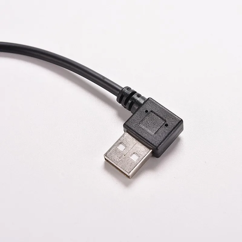 27 см 1 шт. под прямым углом USB 2,0 OTG Мужской до 90 градусов левый угол Micro USB 5 Pin Мужской кабель Шнур адаптер разъем