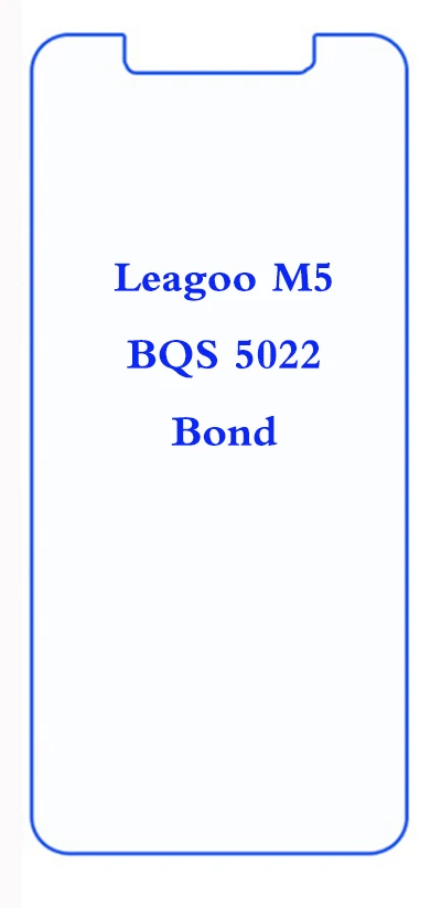 Leagoo M5 Vetro Temperato 5.0 Pollice 9 H 2.5D Premium Pellicola Della Protezione Dello Schermo Per Leagoo M5 Bq Bqs-5022 Bqs 5022 Bond Vetro Di Prote