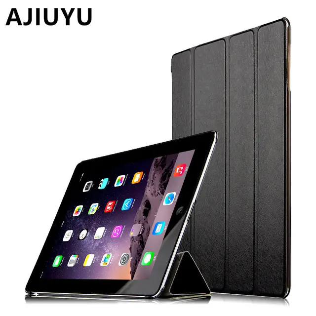 Best Price AJIUYU Case For Apple iPad 4 iPad3 iPad2 Protective Smart cover Protector Leather PU Tablet For iPad4 iPad 3 2 Sleeve Cases 9.7"