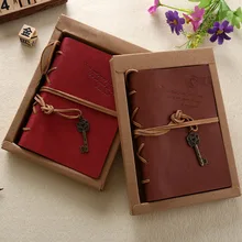 Мягкая обложка винтажный кожаный блокнот дневник планировщик блокнот детские подарки канцелярские принадлежности Школьные принадлежности