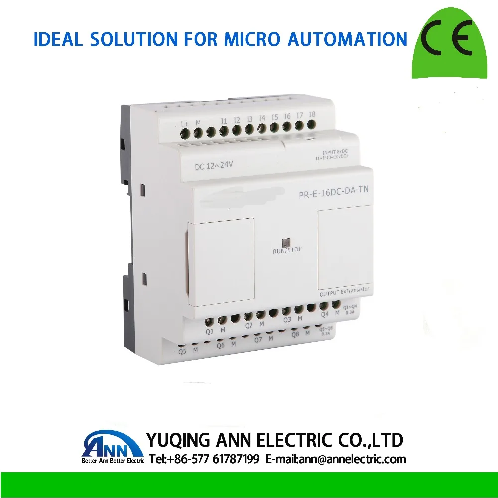 PR-E-16DC-DA-TNexpansion module Programmable logic controllersmart relayDC12V – DC24V4 DI / AI+4 DI8 Transistors（PNP