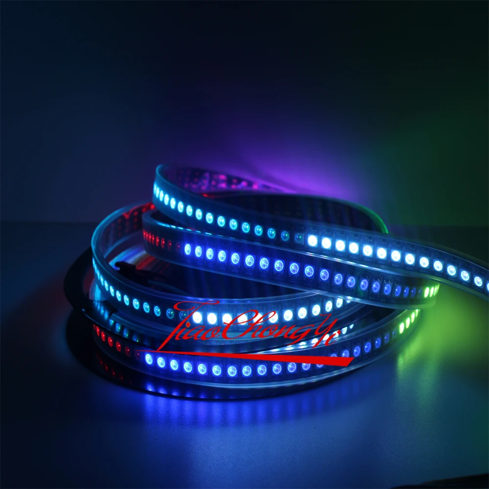5м 720LED 144LED/M WS2812B 5В 5050 RGB полноцветный индивидуально адресуемый IP67