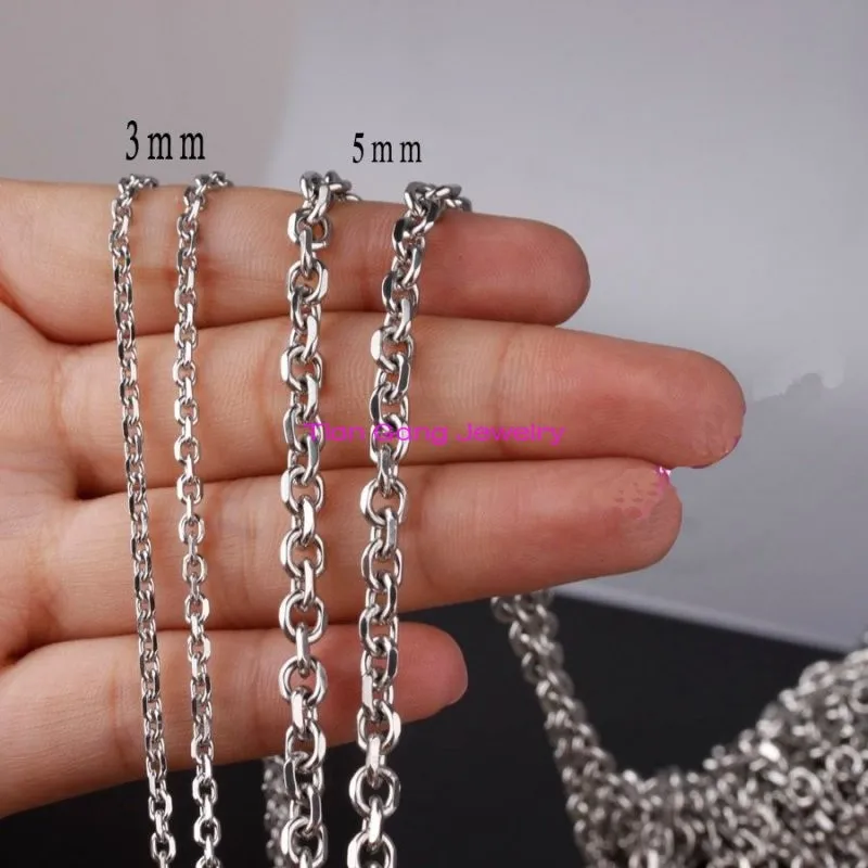 Lots 10/50Pcs Silver/Gold/White K Filigree Metal Chain Necklace DIY Finding 43cm 
