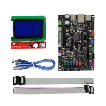 

3D Printer Part Kits V1.3 3D Printer Motherboard Control Board with 12864 LCD Display Screen Module