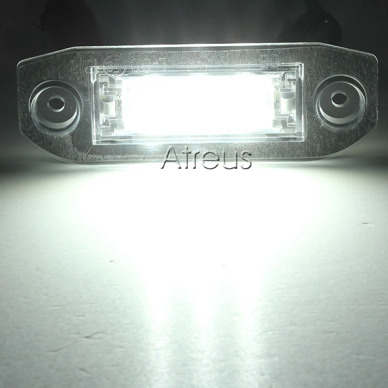 Atreus 10 пар Автомобильный светодиодный фонарь для номерного знака 12 В белый SMD3528