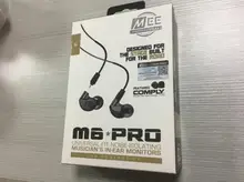 2018 MEE аудио M6 PRO 2nd Шум отмены 3,5 мм HiFi In-Ear мониторы наушники со съемной Кабели Проводной бесплатная доставка