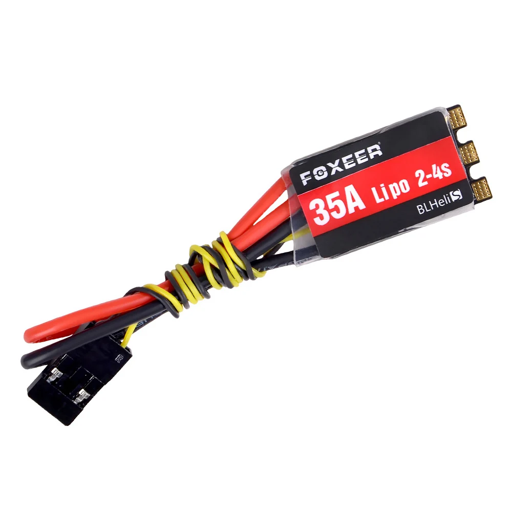 

Foxeer 35A 35amp Esc Group Brushless Motor 3-6S Built-in Current Meter Feedback Exchange SensorMeterfor FPV Mini Quadrocopter