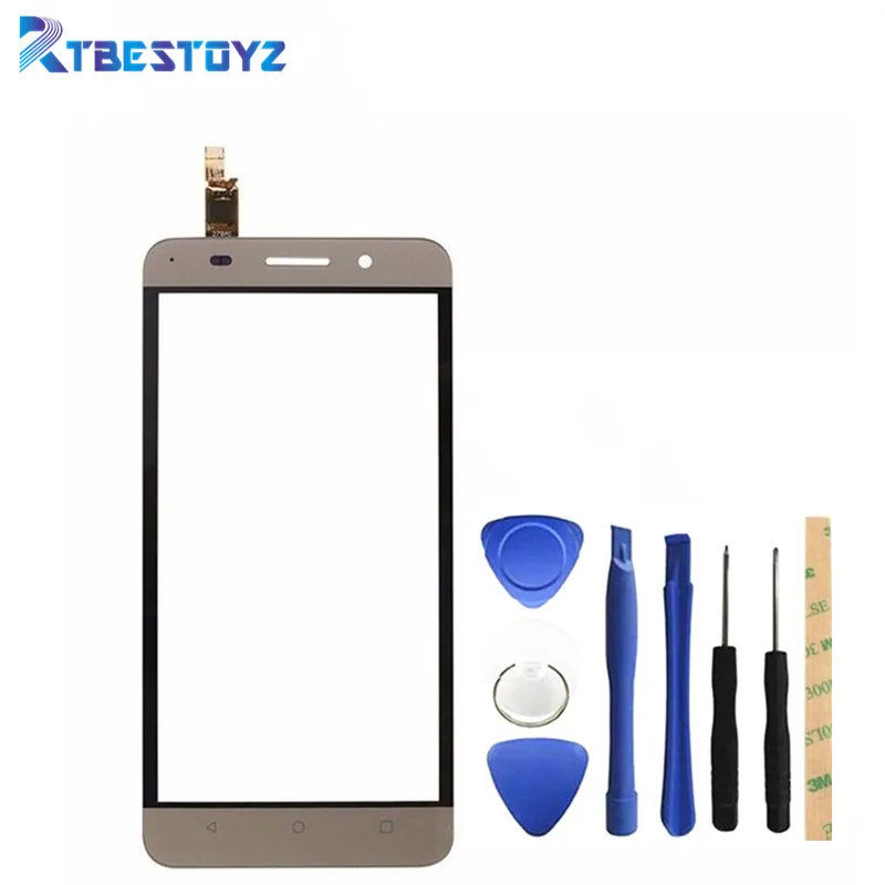 RTBESTOYZ для Huawei Honor 4x сенсорный экран передняя внешняя стеклянная панель дигитайзер Ремонт Запчасти Белый Черный Золотой