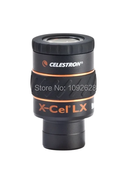 Окуляр CELESTRON X-CEL LX 9 мм поле зрения 60 шестиэлементный полностью многослойный объектив цельный окуляр не Монокуляр