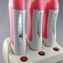 Набор нагревателей для воска, два места, 110/220-240 В, воск для депиляции, высокое качество, эпилятор для удаления волос, клубника и розовый воск, полоски* 100