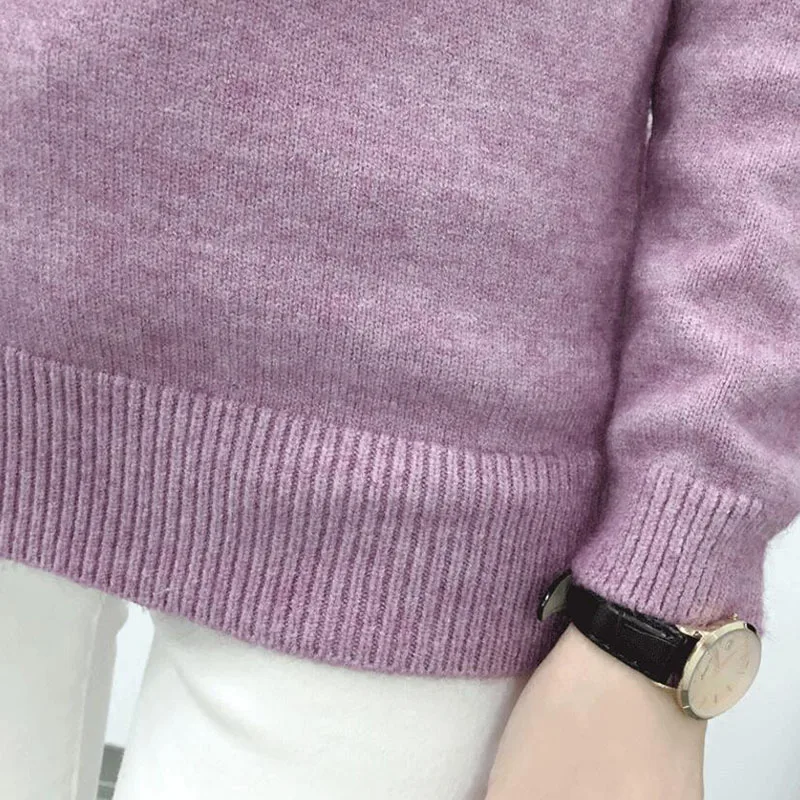 2018 Autumn winter Fashion Women sweater high elastic Solid Turtleneck sweater women slim sexy tight Bottoming Knitted Pullovers