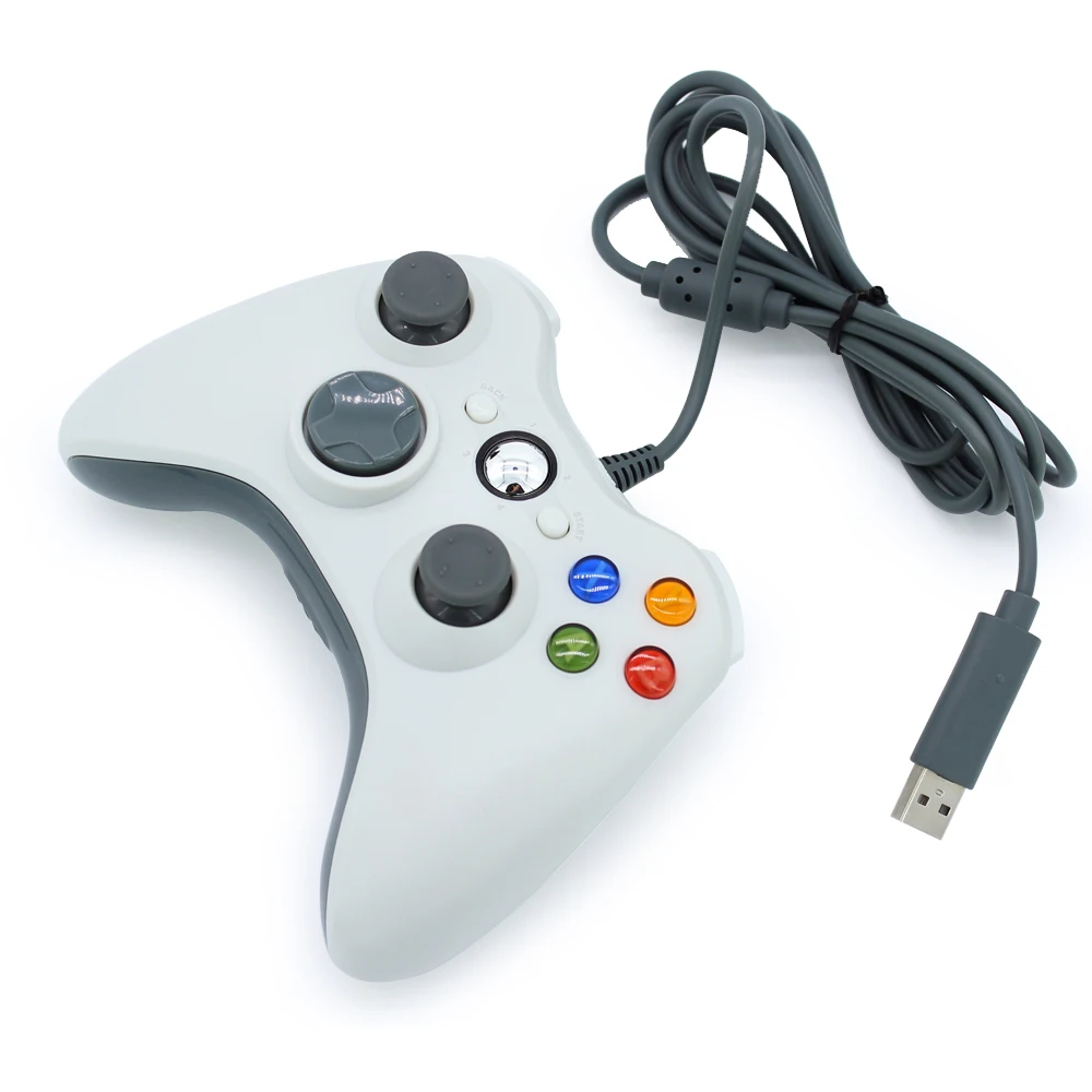 

USB Wired Joypad Gamepad Game Controller for Xbox 360 Slim Joystick for Official Microsoft PC for Windows 7 / 8 / 10