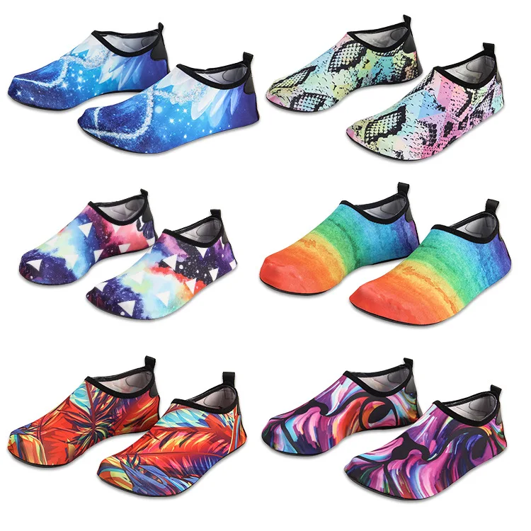 

Quick-Drying Beach Aqua Sandals Man And Women 2019 Unisex Seaside Water Shoes Out Door Fashion Sneakers Light Anti-Skid Shoes