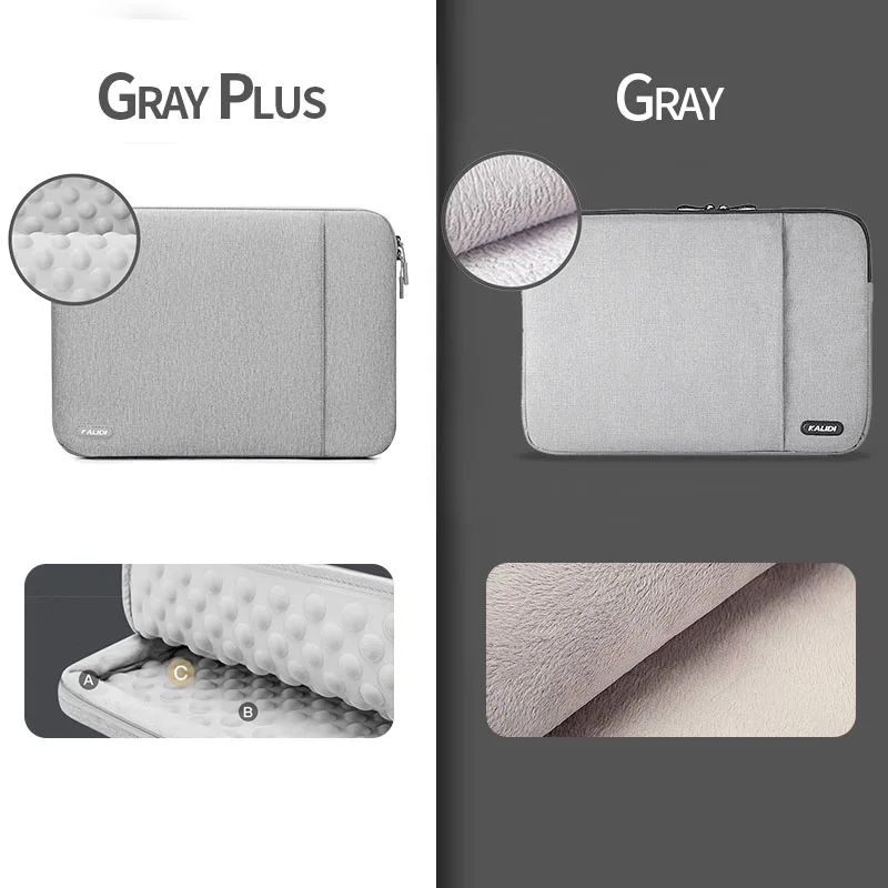 KALIDI Laptop Bag Sleeve 11.6 12 13.3 14 15.6 inch Notebook Sleeve Bag For Macbook Air Pro 13 15 Dell Asus HP Acer Laptop Case KALIDI Laptop Bag Sleeve 11.6 12 13.3 14 15.6 inch Notebook Sleeve Bag For Macbook Air Pro 13 15 Dell Asus HP Acer Laptop Case