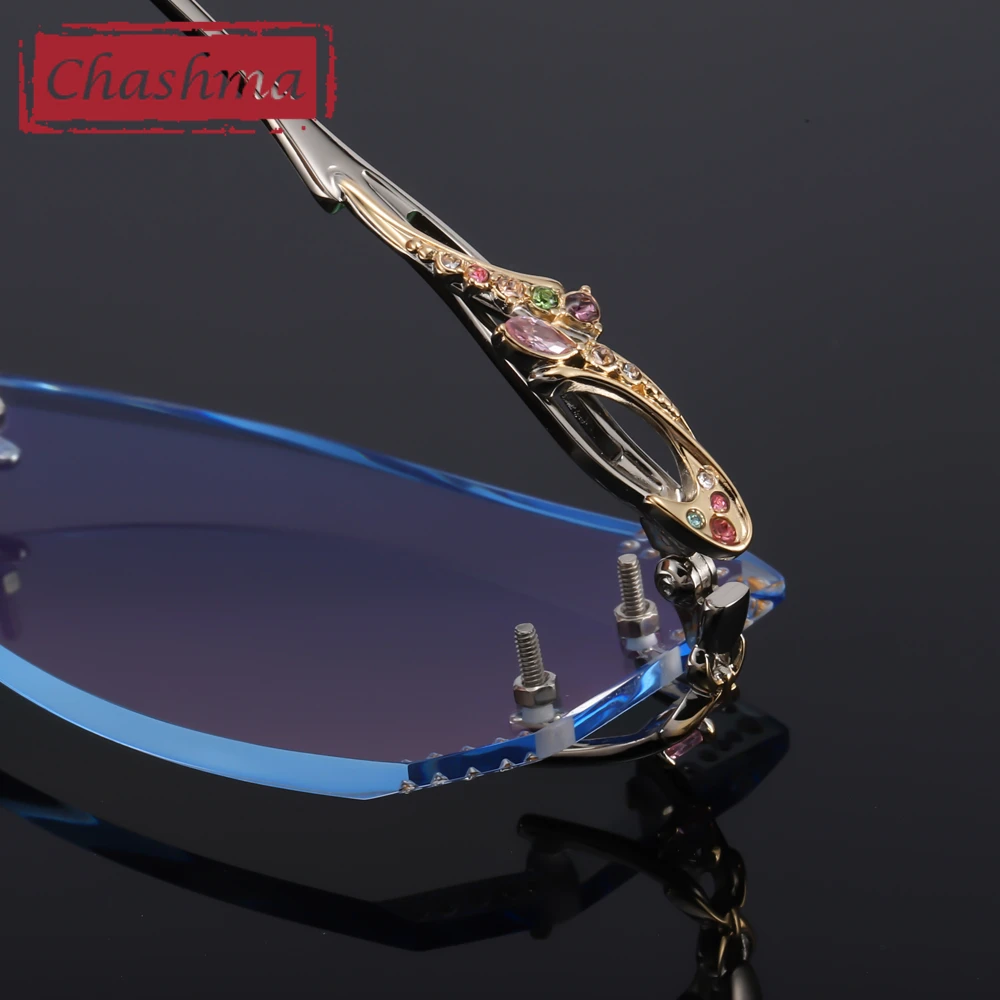 Женские очки по рецепту Chashma оправа кошачий глаз с бабочкой роскошные модные
