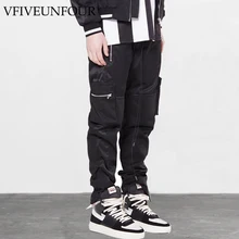 VFIVEUNFOUR Drawstring Cargo Pants 2019 Harajuku Male Trousers Mens Sweatpants Casual Jogger Pencil Pants Streetwear Clothing 