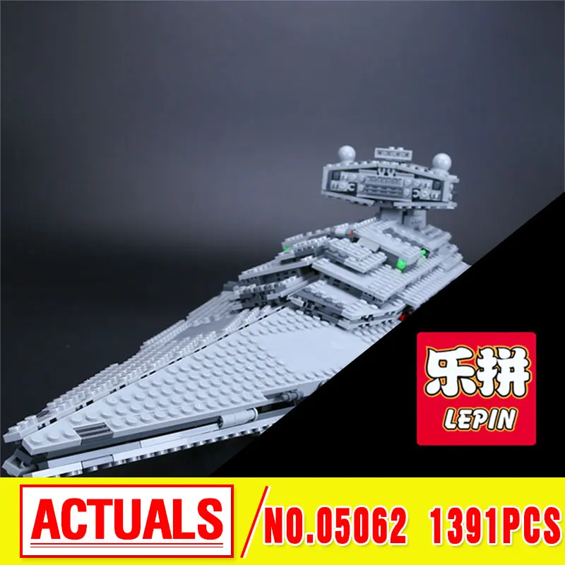 

New 1391pcs Lepin 05062 Genuine Star Series The Star Destroyer Set 75055 Building Blocks Bricks Educational Toys War