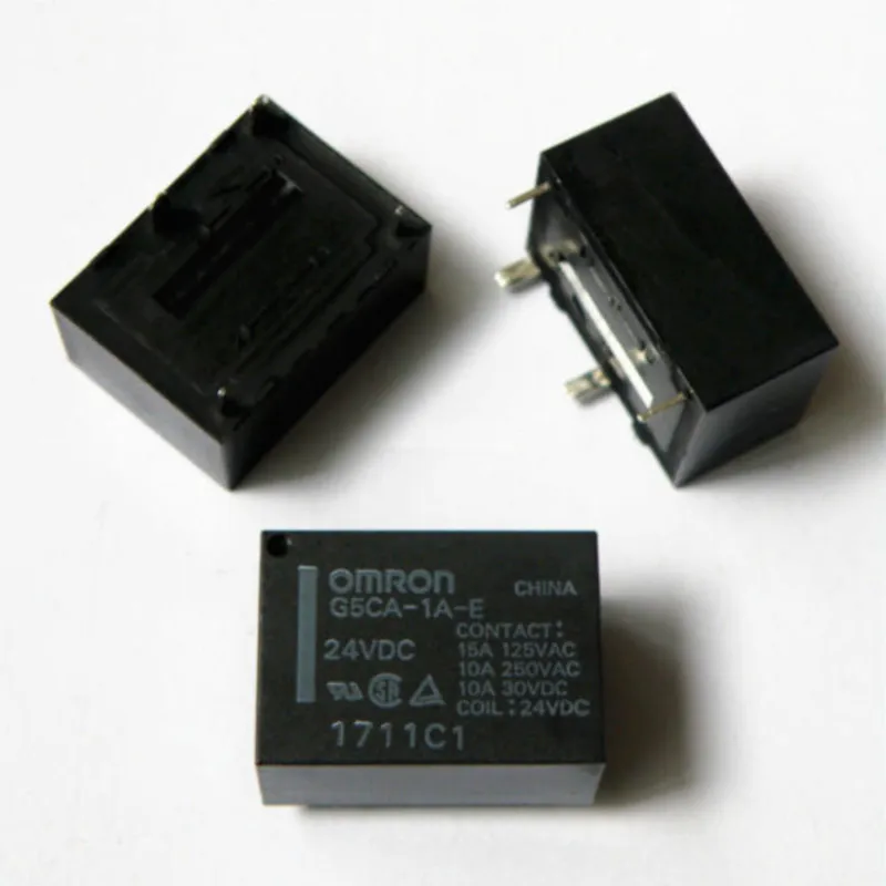 2 предмета в комплекте, L0T реле G5CA-1A-E-12VDC G5CA-1A-E-24VDC G5CA-1A-E-48VDC 12 V 24 V 48 V 4pin 10A реле мощности