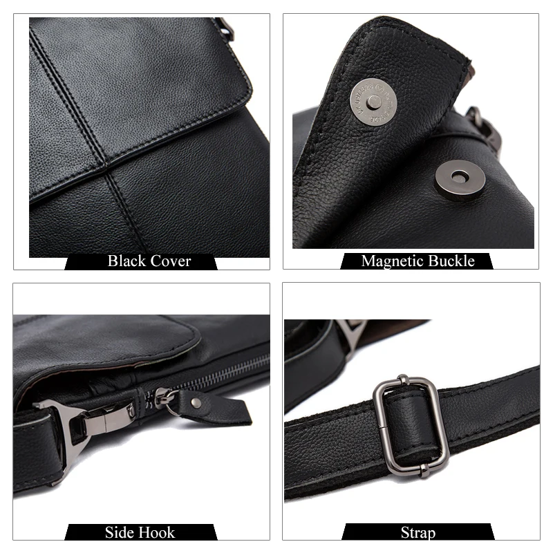 MVA Messenger Bag Men's Genuine Leather shoulder bag for men leather man fashion Small Flap male Crossbody Bags handbags 8006 MVA Messenger Bag Men's Genuine Leather shoulder bag for men leather man fashion Small Flap male Crossbody Bags handbags 8006