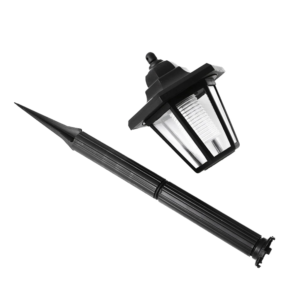 Solar Power LED Path Way Wall Landscape Garden Fence Outdoor Lamp