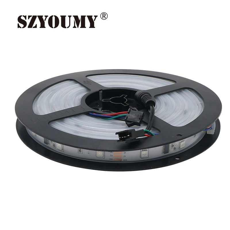 SZYOUMY DC12V 5M 6803 IC Dream волшебный цвет Светодиодная лента 5050 RGB светодиодная