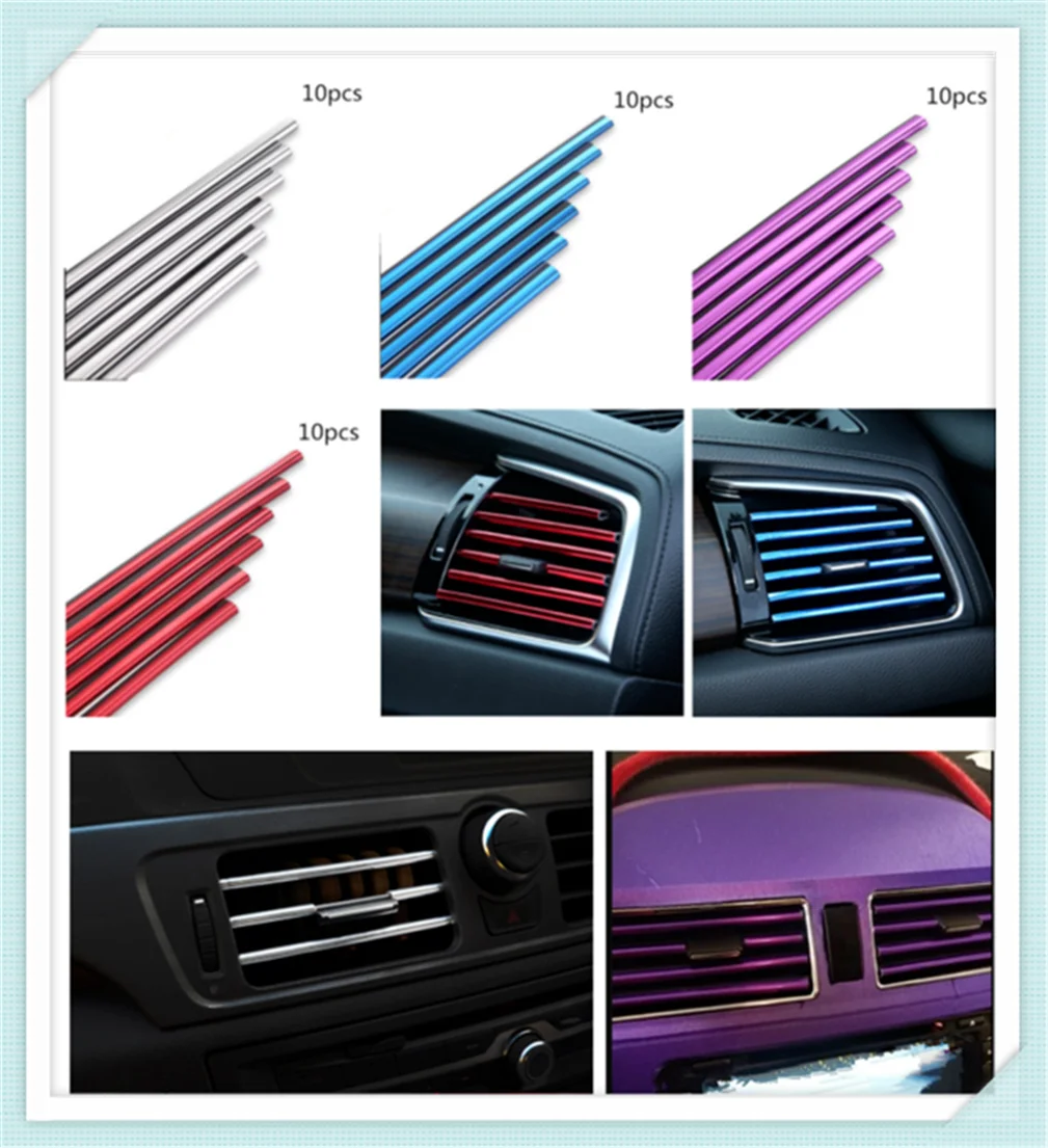 car parts air conditioning outlet decorative strip clip modified personality for Chevrolet Trailblazer Onix Tru Orlando car parts air conditioning outlet decorative strip clip modified personality for Chevrolet Trailblazer Onix Tru Orlando