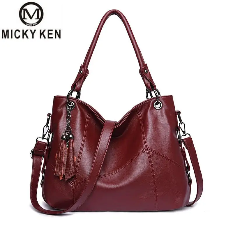 

Brands Large capacity pocket Tassel Tote Luxury Spiraea Women Shoulder Messenger Bags Designer High Quality Leather Handbag