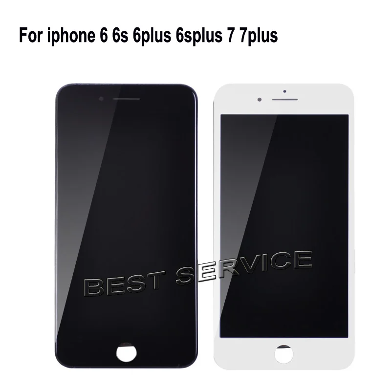 ЖК-дисплей для iphone 5s 5c 6 plus 6s 7 сенсорный экран с дигитайзером в сборе сменный белый