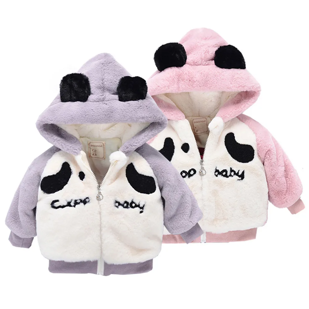 

Baby Infant Kids Boys Cartoon Ears Hooded Coat Cloak Tops Warm Clothes For kids Full Sleeve Toddler Outerwear #3