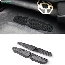 Ac calor piso ar condicionado duto saída de ventilação grille capa guarnição para volkswagen vw t-roc 2017 2018 golf 7 mk7 8 acessórios do carro(China)