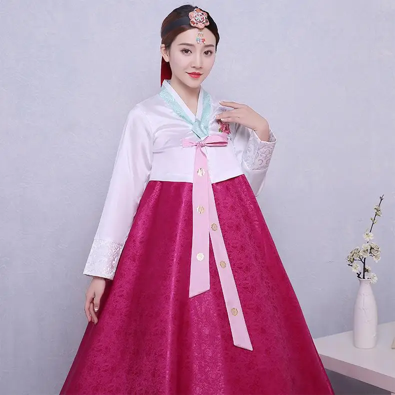 National Women Dance Performance Clothes Korean Royal Formal Evening Dress Hanbok Traditional Clothing Lady Cosplay Costume - Цвет: Style 2