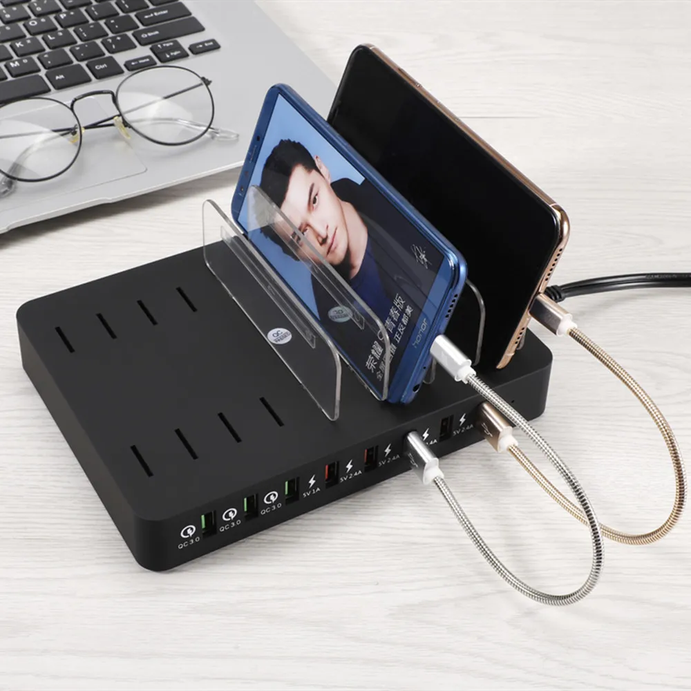 Устройство зарядное SZYSGSD с 8 USB портами 110 Вт QC 3 0|Зарядные устройства| |