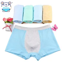От 10 до 18 лет трусы для мальчиков из хлопка в стиле пэчворк, новинка года, трусы-боксеры для мальчиков, детское нижнее белье для студентов Одежда для мальчиков 4 шт./лот