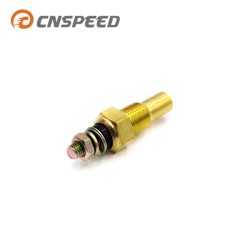 

CNSPEED 12V Racing Car Oil Temp Sensor Water temperature/Temp Sensor Gauge Sensor 1/8 NPT YC100577 YC100560