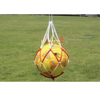 

Soccer ball net bag Football dilly bag for Basketball volleyball ball pocket handball mesh bag