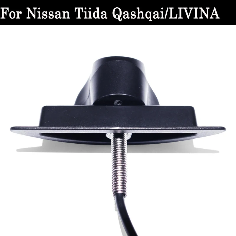 Автомобильная парковочная камера с логотипом спереди для Nissan Tiida Qashqai/LIVINA/CCD, камера ночного видения, установка в автомобиль, логотип