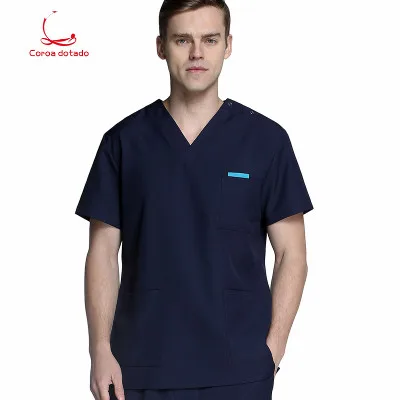 

Men's and women's doctor's clothing brush hand clothes oral pet hospital beauty salon doctor's uniform