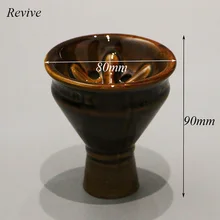 Revive керамическая чаша кальяна фарфор кальян chicha голова наргуил наржеле аксессуары водопровод чашка для курения уголь держатель